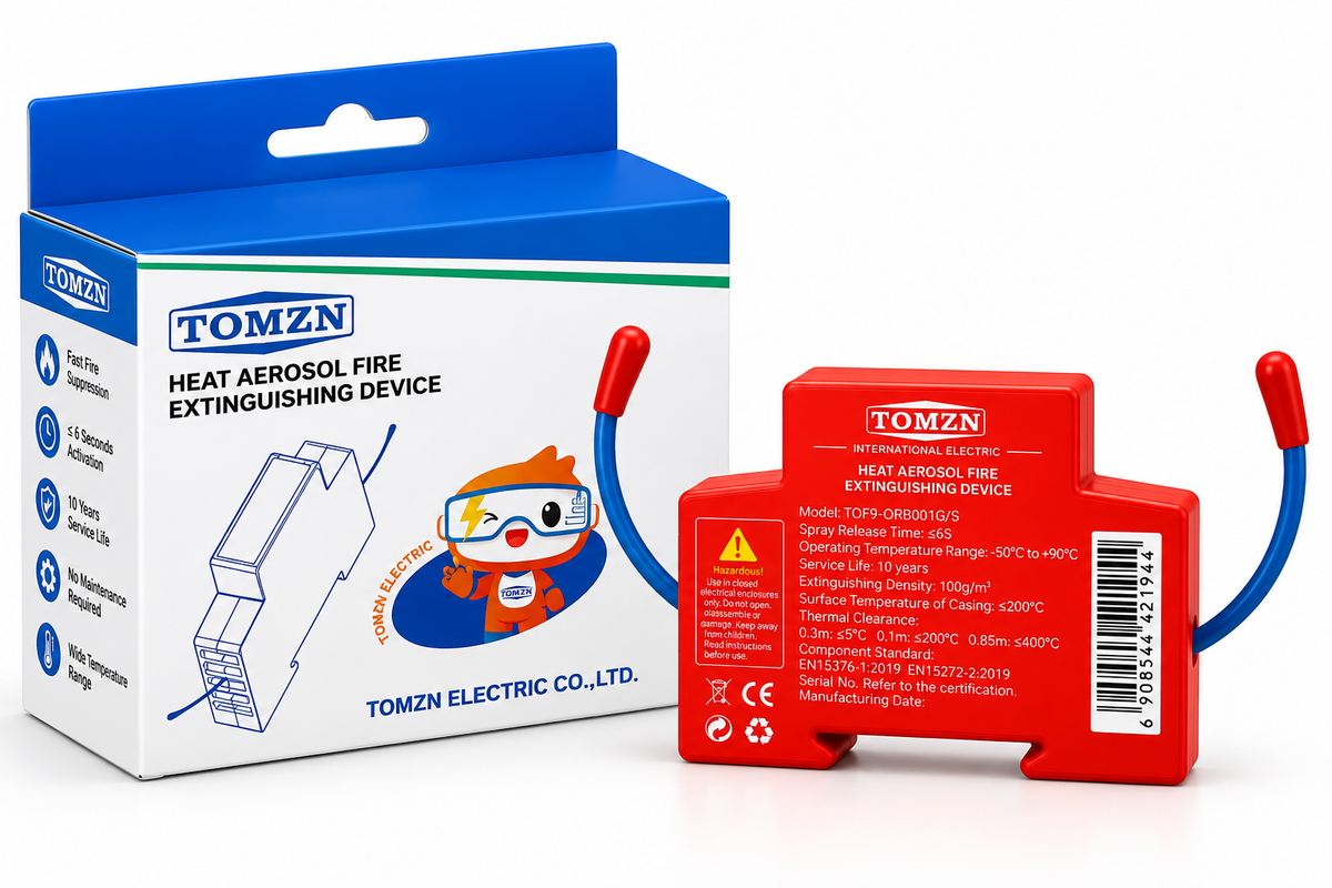 TOMZN Heat Aerosol Fire Extinguishing Device – Automatic Fire Suppression for Electrical Panels