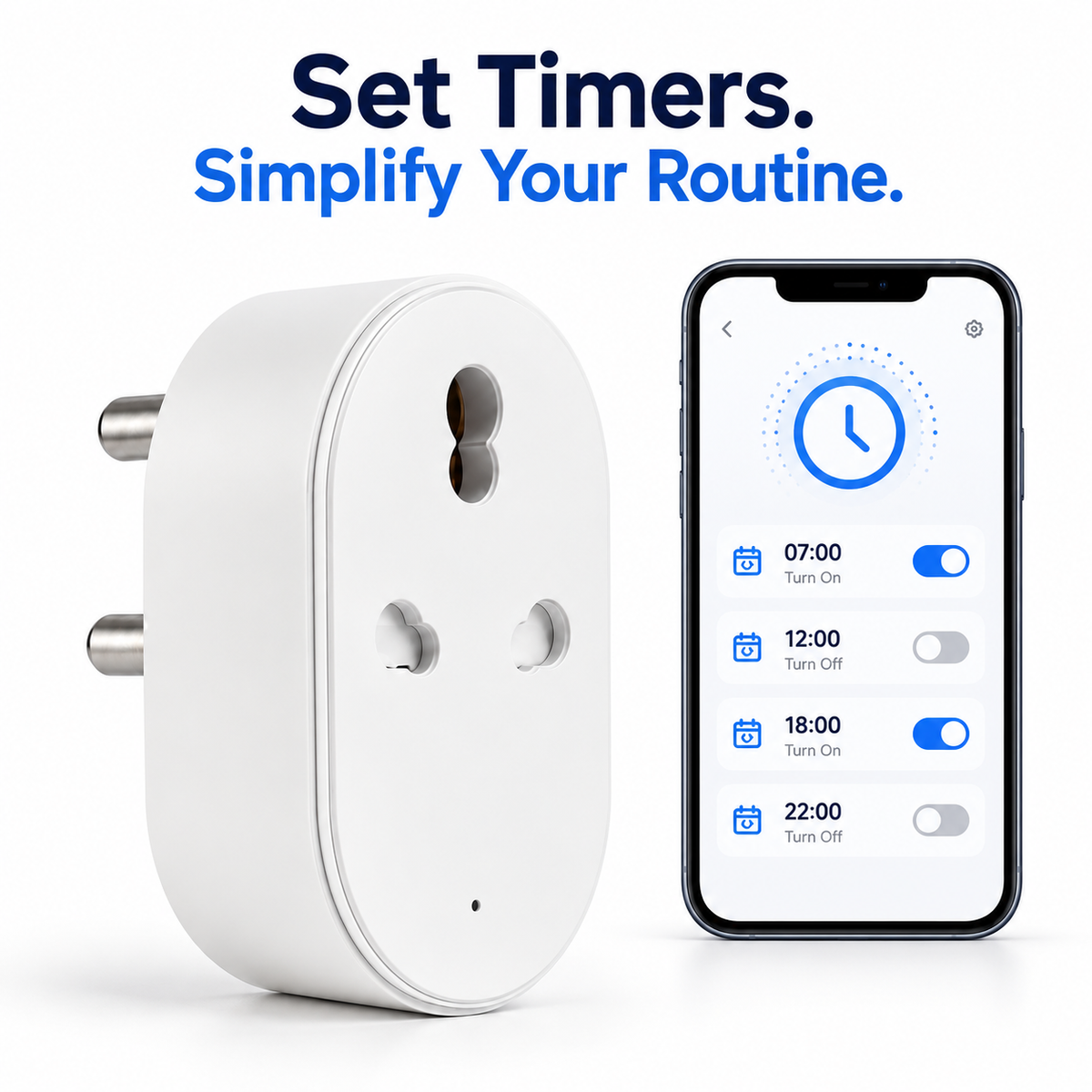 16A WiFi Smart Plug Socket with Energy Monitoring – Tuya Smart Life