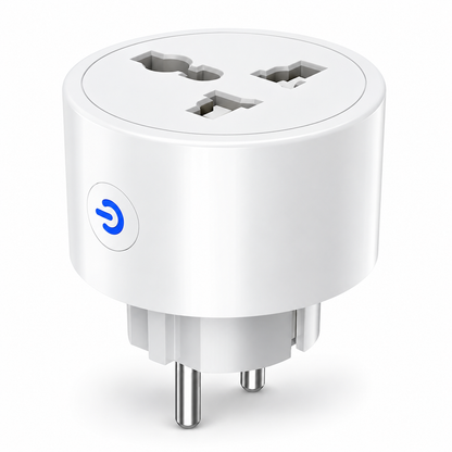 Smart WiFi Power Socket Plug 16A with Energy Monitoring – Tuya Smart Life