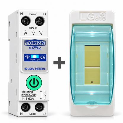 TOMZN TOB9S-VAP - 8 in 1 63A Smart WiFi Breaker | New Upgraded Model