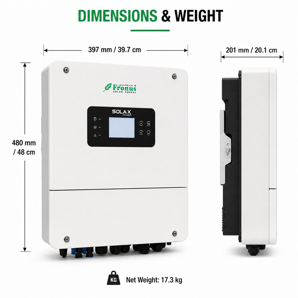 Fronus X1 GENKi 6kW 48V Single Phase Off-Grid Solar Inverter