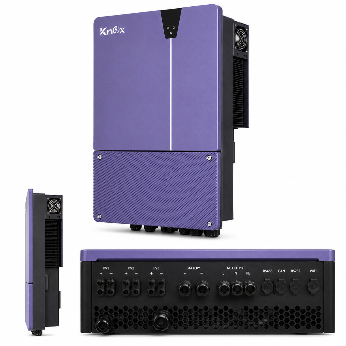Knox Zynex ZX-3M-0816 8kW 48V Hybrid Solar Inverter – IP66
