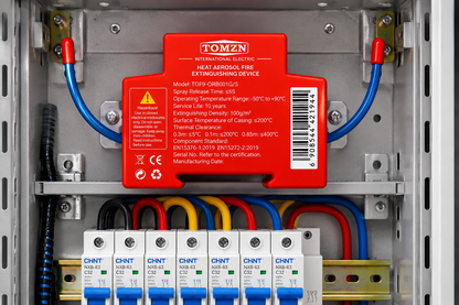 TOMZN Heat Aerosol Fire Extinguishing Device – Automatic Fire Suppression for Electrical Panels