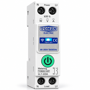 TOMZN TOB9S-VAP - 8 in 1 63A Smart WiFi Breaker | New Upgraded Model