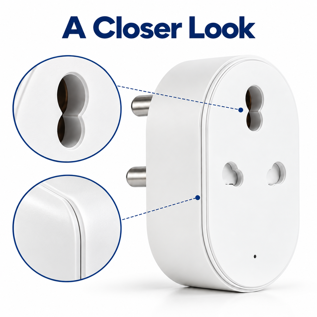 16A WiFi Smart Plug Socket with Energy Monitoring – Tuya Smart Life