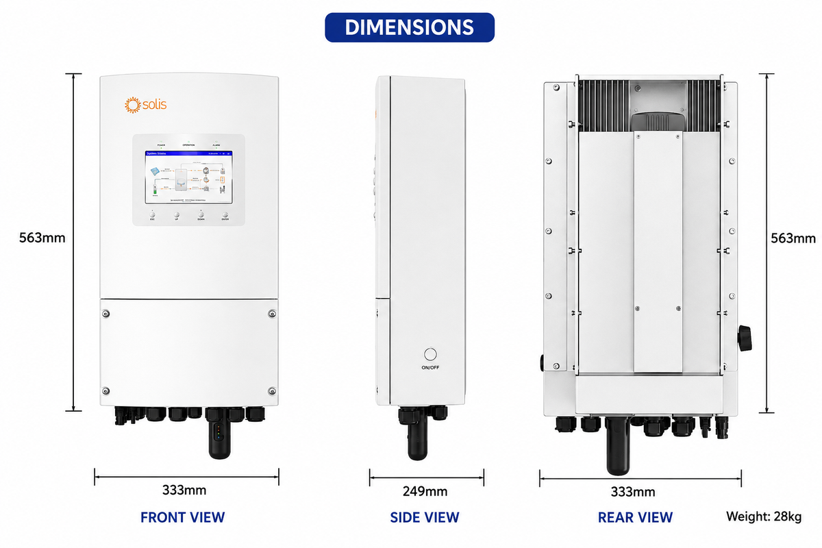 Solis S6-EH1P10K-L-PRO 10kW Hybrid Solar Inverter