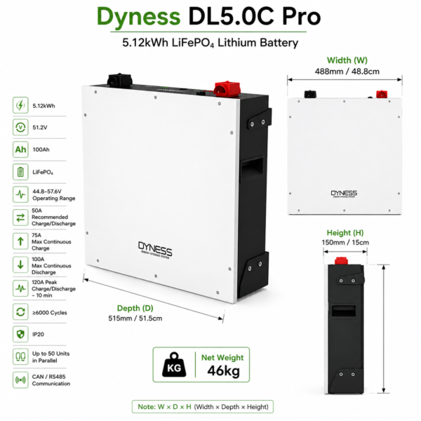 dyness dl5.0c pro 5.12kwh lithium battery dyness dl5.0c pro 5.12kwh lithium battery