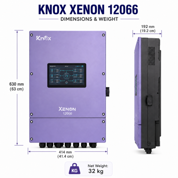knox xenon 12066 6.6kw hybrid inverter2 knox xenon 12066 6.6kw hybrid inverter2