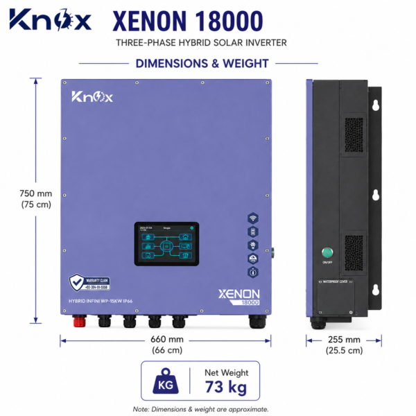 knox xenon 18000 12kw 3 phase hybrid inverter knox xenon 18000 12kw 3 phase hybrid inverter