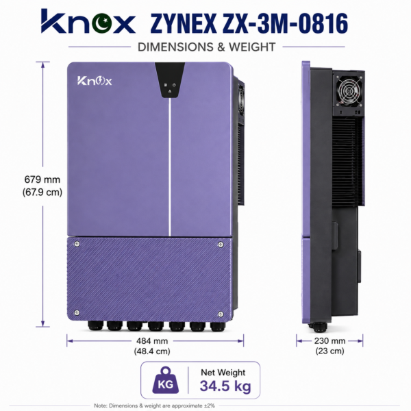 knox zynex zx 3m 0816 8kw hybrid inverter knox zynex zx 3m 0816 8kw hybrid inverter