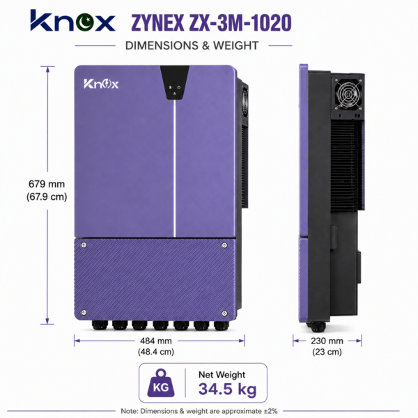 knox zynex zx 3m 1020 10kw single phase hybrid solar inverter knox zynex zx 3m 1020 10kw single phase hybrid solar inverter