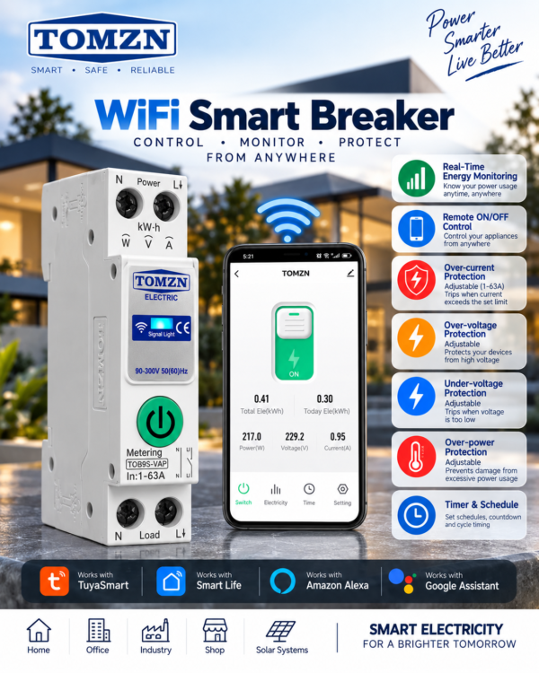tomzn wifi breaker tob9s