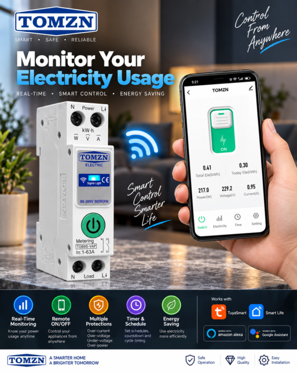 tomzn wifi breaker tob9s