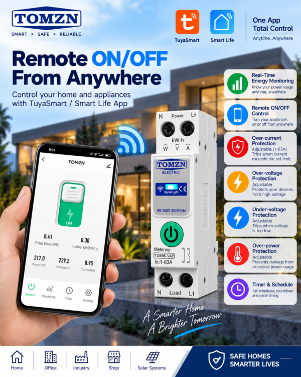 tomzn wifi breaker tob9s